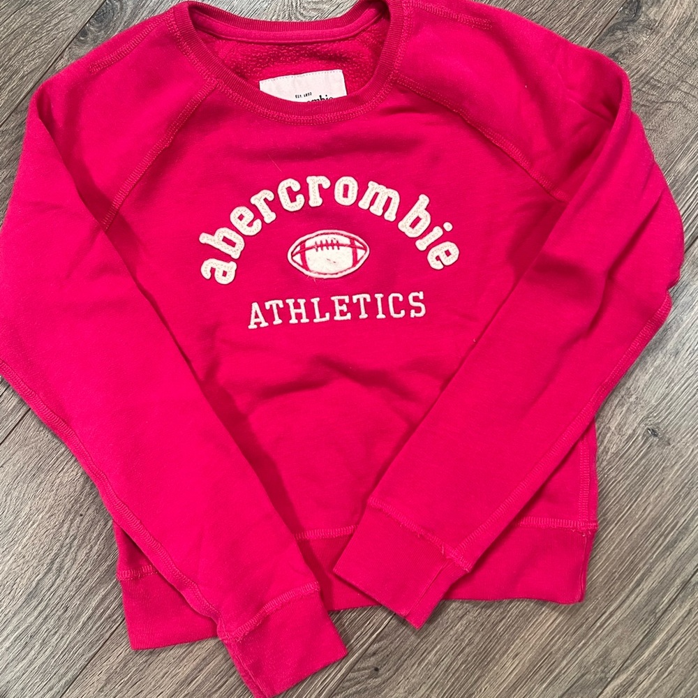 Abercrombie Kids Red Athletics Sweatshirt